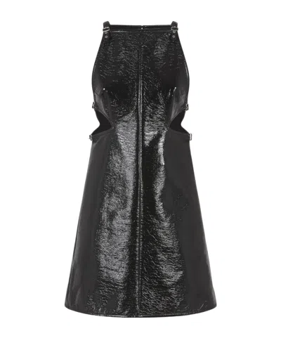 COURRÈGES COURRÈGES SLASH BUCKLE VINYL DRESS