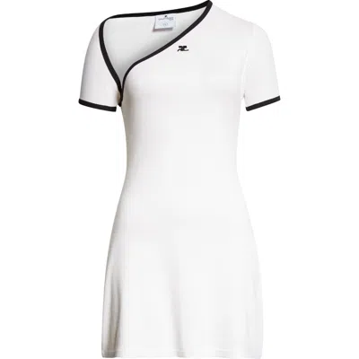 Courrèges Courregès Slash T Shirt In White