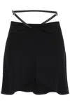 Courrèges Minigonna Slash Ellipse In Jersey Crêpe