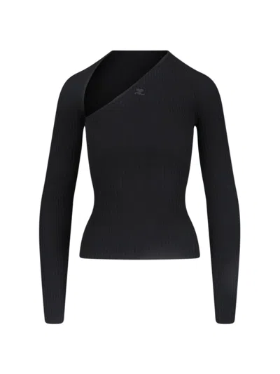 COURRÈGES SLASH LOGO TOP