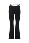 Courrèges Slash Crepe Jersey Viscose Pants