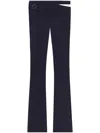 Courrèges Slash Trousers In Black