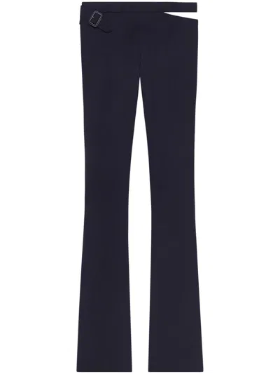 Courrèges Slash Trousers In Black