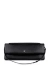 Courrèges Rectangular Shoulder Bag Adjustable Strap In Black