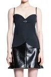 Courrèges Sleeves And Buckle Detail In Black