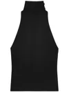 Courrèges Sleeveless Blouse In Black