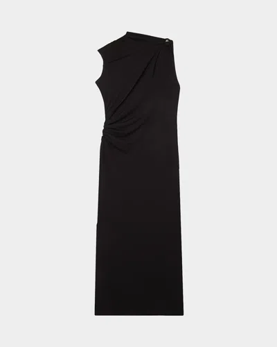 Courrèges Sleeveless Draped Maxi Dress