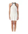 Courrèges Sleeveless Mini Dress In White