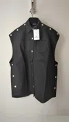 Courrèges Sleeveless Shirt In Black