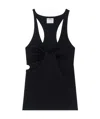 Courrèges Twist 90s Rib Dress In Black