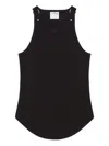 Courrèges Sleeveless Top In Black