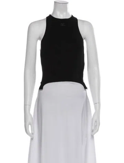Pre-owned Courrèges Sleeveless Top In Green