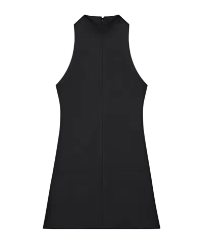 COURRÈGES COURRÈGES SLEEVELESS TWILL A-LINE DRESS