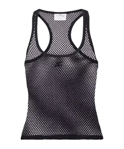 Courrèges Sleeveless Vest In Black