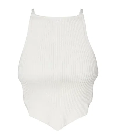 Courrèges Sleeveless Vest In White