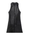 Courrèges Courreges 2 Pockets Vinyl A-line Dress Women In Black