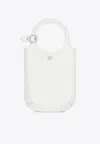 Courrèges Slim Holy Leather Handbag In White