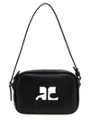 Courrèges Courreges Reedition Leather Camera Bag In Black