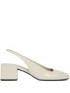 Courrèges Slingback Heeled Pumps In White