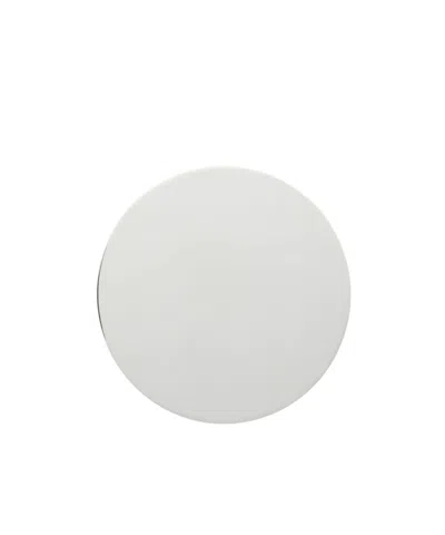 Courrèges Small Circle Earrings In White