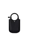 Shop Courrèges Small Holy Tote Bag In Schwarz