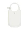Courrèges Kleine Holy Tote Bag In White