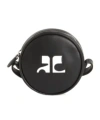 Courrèges Small Reedition Circle Bag In Black
