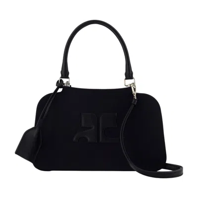 Courrèges Courregès Small Shadow Purse -  - Cotton - Black