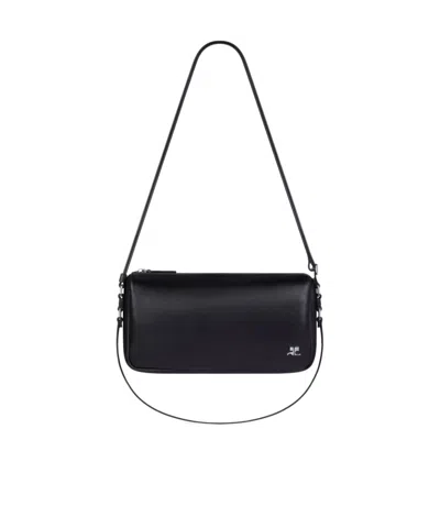 Courrèges Small Three Sixty Bag In Black