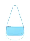 Courrèges Small Three Sixty Shoulder Bag In Blue