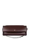 Courrèges Shoulder Bag Cuff Design Adjustable Strap In Burgundy