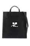 COURRÈGES SMOOTH LEATHER HERITAGE TOTE BAG IN 9