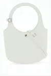 Courrèges Smooth Leather Tote Bag With Rounded Handle In Purple