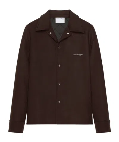 COURRÈGES SNAP-BUTTON SHIRT JACKET