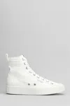 Courrèges Bitume High Sneakers In White