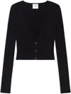 Courrèges Courreges Women Solar Cardigan In Black
