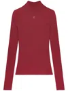 Courrèges Courregès Solar Sweater In Red