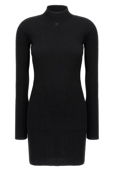 COURRÈGES COURREGES 'SOLAR LIGHT RIB' DRESS