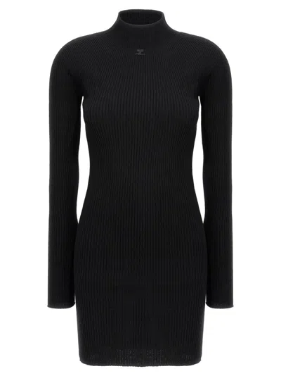 COURRÈGES SOLAR LIGHT RIB' DRESS