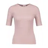 Courrèges Solar Ss Sweater In Pink