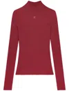 Courrèges Solar Sweater In Red