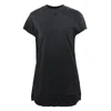 Courrèges Solarized Oversized T-shirt In Black