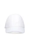 Courrèges Logo Baseball Cap In White