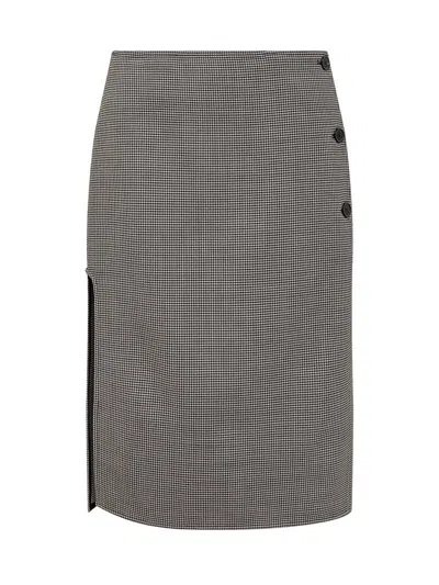 Courrèges Courreges Sophisticated Long Skirt In Gray