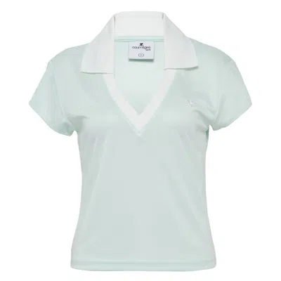 Courrèges Sports Cropped Polo