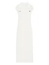 Courrèges Sports Polo Long Dress Clothing In White