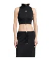 Courrèges Courreges Pre Cropped Track Vest In Black