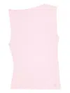 Courrèges Square Interlock Top In Pink