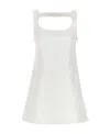 Courrèges Re-edition A-line Vinyl Mini Dress In White