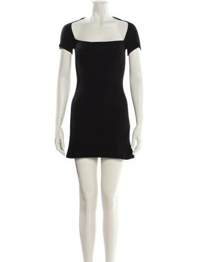 Pre-owned Courrèges Square Neckline Mini Dress W/ Tags